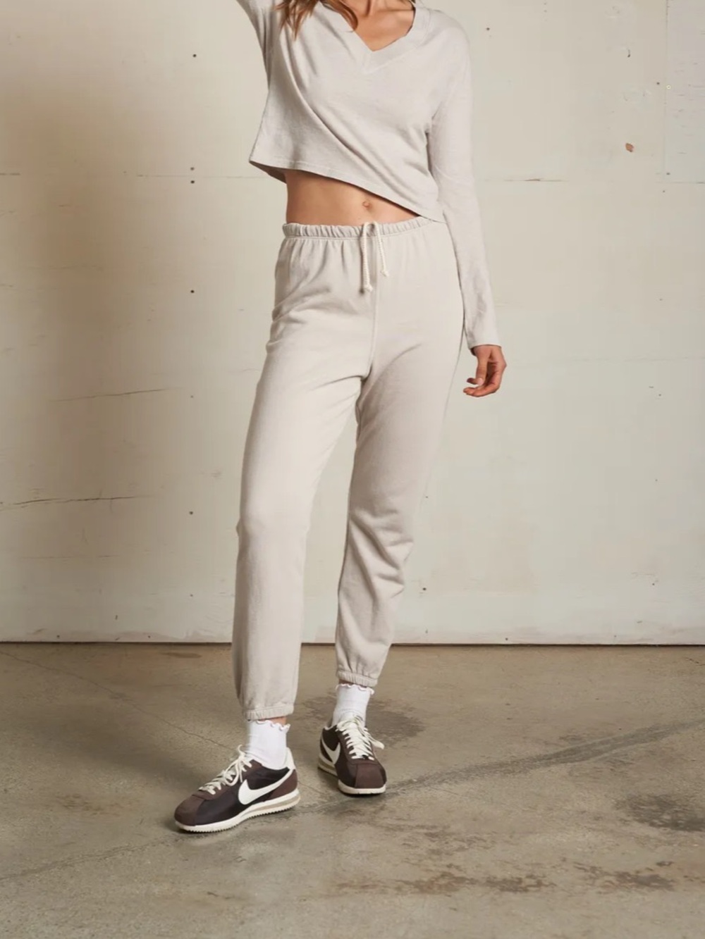 Perfectwhitetee Johnny French easy sweatpants